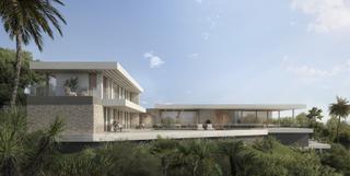 Casa en El Faro de Calaburra - Chaparral. Villa de lujo contemporánea en venta en la cala golf, mijas  mál