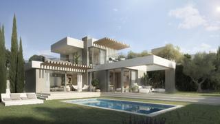 Xalet a Pinos de Alhaurín. Exclusiva villa de lujo con excepcionales vistas en parcela de 2