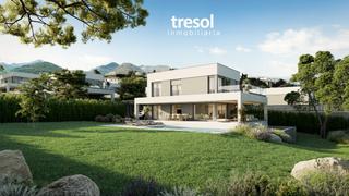 Xalet en Pinos de Alhaurn. Villa de diseo en zona baja de la urbanizacin pinos de alhaur