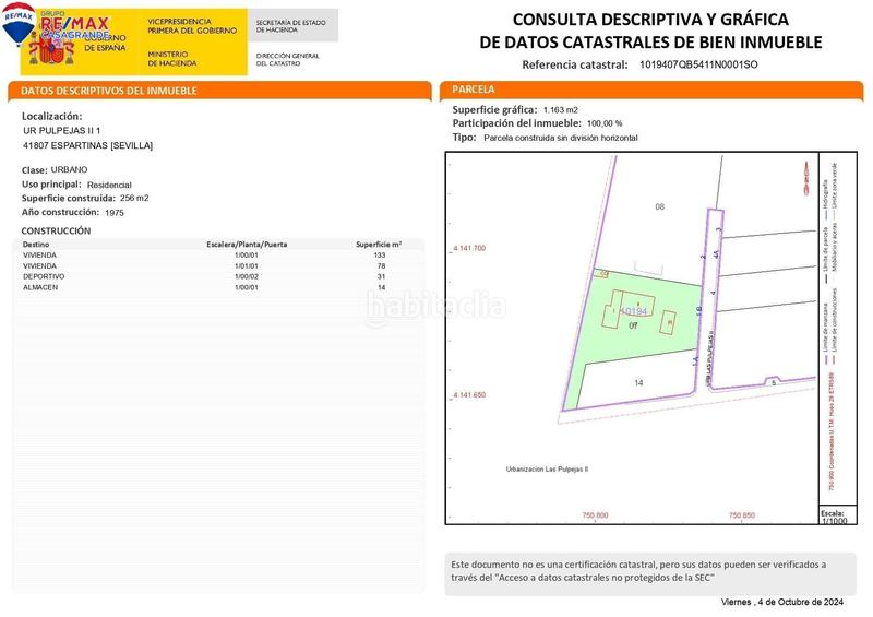 Foto beb6fce7-d2d9-4fc0-81be-21f48b11e600. Chalet en urbanizacion pulpejas ii 1 urb. las pulpejas ii en Espartinas