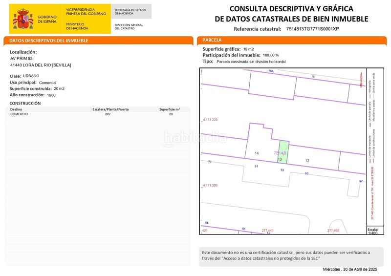 Foto 78ca0bda-4ad7-4868-87dd-e42214e4fb36. Local comercial a Lora del Río
