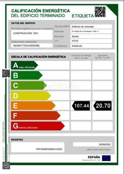 Foto c876277f-6c05-4f04-94e1-da5d6155b165. Location local commercial dans plaza virgen de la amargura 1 dans Sevilla