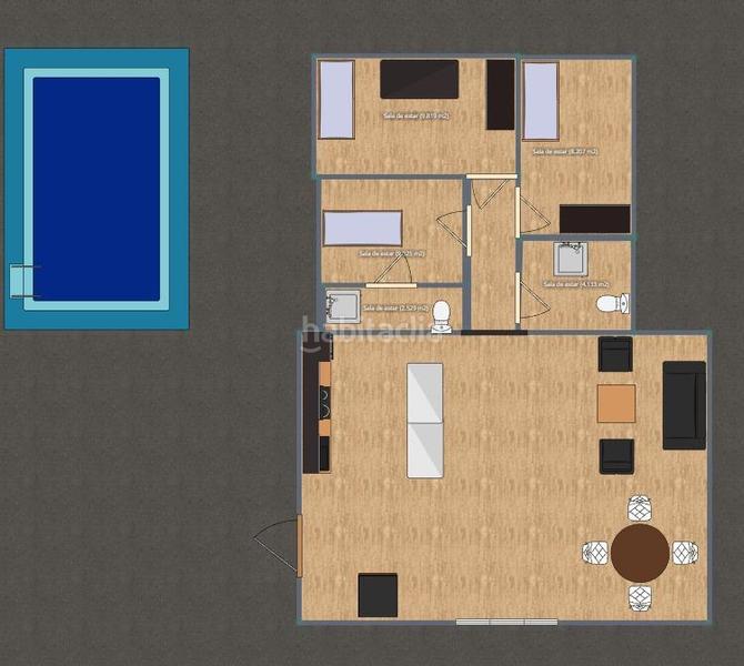 Foto 594b550e-6820-469e-a709-9a6890cba8c2. Casa bifamiliare con parcheggio piscina in Bollullos de la Mitación