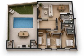 Casa in Archidona. Parcela en archidona con proyecto para vivienda