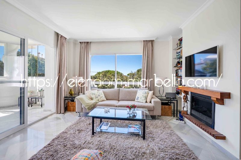 Foto cf15cef1-751f-4d30-81bc-2169c533a445. Apartament amb xemeneia piscina a Elviria Marbella