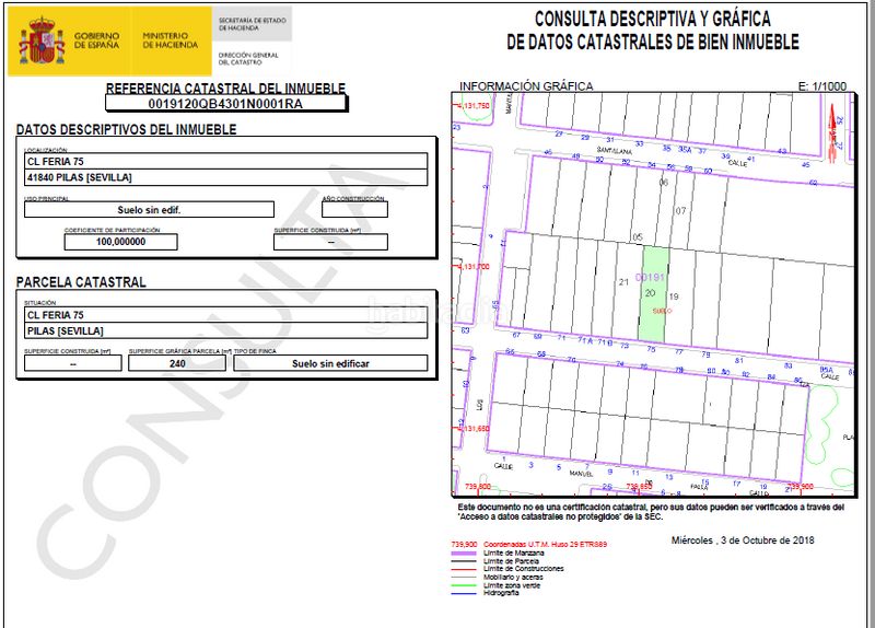 Foto 84e05d0b-0d35-4036-8401-aa0923bb7acf. Terreno residencial en calle feria 73 terreno solar en Pilas