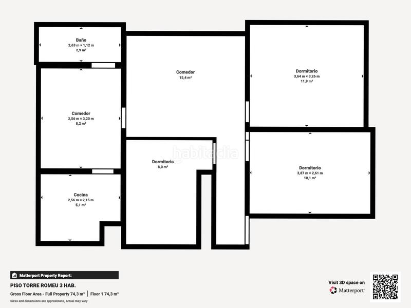 Foto 77ee8e30-b058-43dd-8bd1-16144e77291b. Flat with heating in Torre-romeu Sabadell