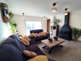 Casa a Can Carreras - Montessol. Acogedora y cálida casa de 3 dormitorios con vistas al mar espec