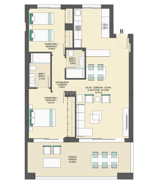 Foto c53d7171-51f2-4172-8d2f-838461d14f56. Etagenwohnung mit parking pool in Casares golf - Casares del sol Casares