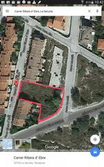Terreny residencial  Ribera d´ebre. Terreno urbano  la secuita