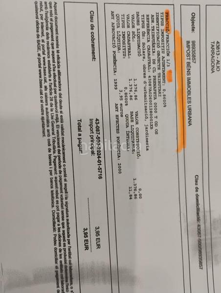 Foto 136251f6-5ecb-4145-a3de-94080e07d898. Terreno residenziale in prenafeta 46b in Montblanc