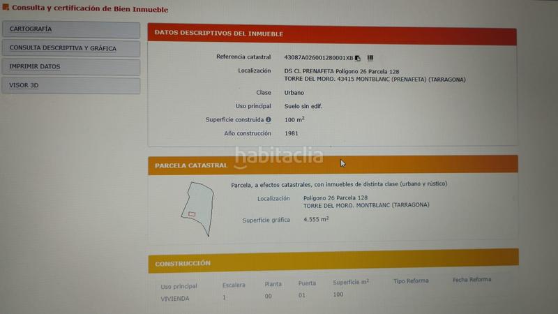 Foto 33f1a107-b4ad-454b-81bf-1c07aca8ba3a. Terreno residenziale in prenafeta 46b in Montblanc