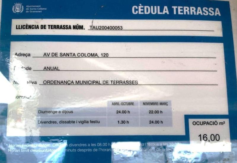 Foto 7ad4a42f-087e-4fc9-82c1-27a9fa4ad50e. Transfer business premise in calle mosén jacint verdaguer 13 in Santa Coloma de Gramenet