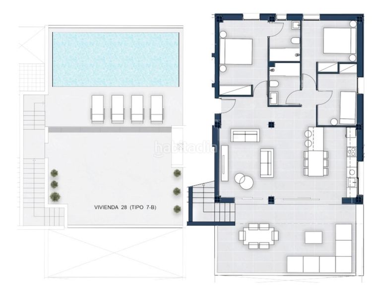 Foto 0940ced8-0345-4ebb-ad48-76d851227d48. Penthouse with heating parking pool in Arenal d´en Castell Es Mercadal