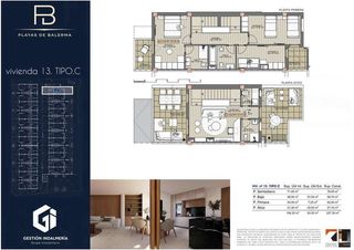 Duplex  Noria del albercon. Exclusiva promoción de tríplex frente al mar en balerma