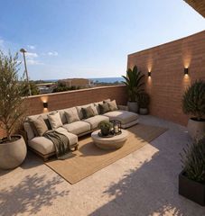 Duplex  Noria del albercon. Exclusiva promoción de tríplex frente al mar en balerma