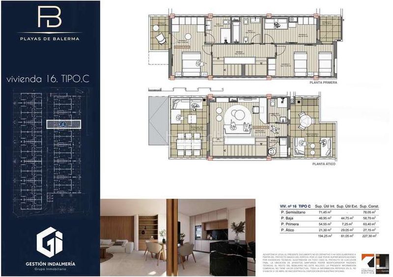 Foto a9fb7cc7-820d-4b1f-90b7-441b03f8a066. Dúplex amb aparcament piscina a Balerma Ejido (El)