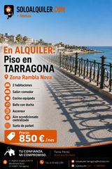 Lloguer Pis  Carrer d'august. Piso centrico y luminoso