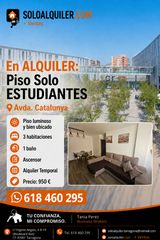 Location Appartement  Avinguda catalunya 13. Piso de 3 hab. solo para estudiantes.