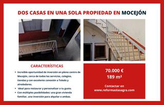 Casa a Mocejón. Dos casas en una sola propiedad