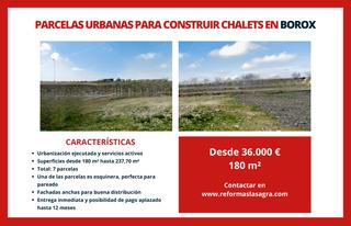 Terreny residencial a Borox. Parcelas urbanas para construir chalets adosados y/o pareados