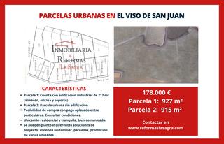 Terreny residencial a Viso de San Juan (El). Parcelas urbanas para construir varios chalets o proyecto reside
