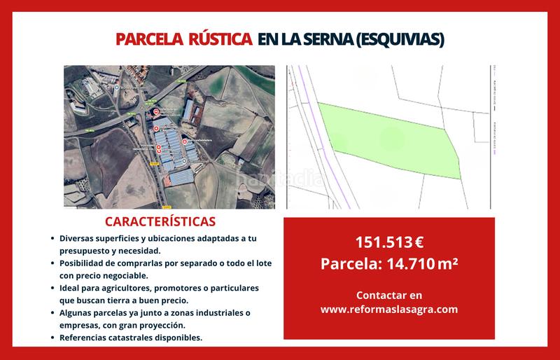 Foto b58d5285-c519-40d9-aacc-88fec5f4752e. Finca rústica parcela rústica en (carretera de borox, toledo) en Esquivias