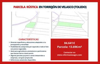 Rural plot in Torrejón de Velasco. Parcela rústica en torrejón de velasco (toledo)