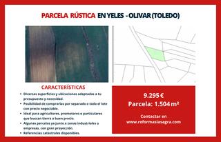 Finca rústica a Yeles. Parcela rústica en yeles (olivar)