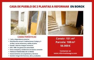 Maison à Borox. Casa de pueblo a reformar en borox