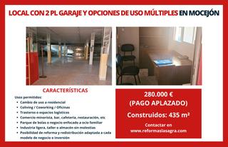 Local Comercial a Mocejón. Local de 435 m² con opciones de uso múltiples en mocejón (pago a