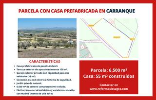 Terreny residencial a Carranque. Parcela de 6.500 m² con casa prefabricada –venta y/o alquiler co