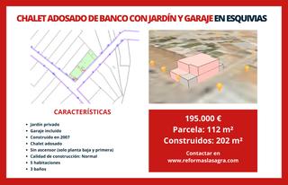 Casa a schiera in Esquivias. Chalet adosado de banco con jardín y garaje en esquivias