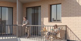 Pis a Carrer montseny 19. Primer pis 74,84 m² amb balcó 3,10 m² (nord)