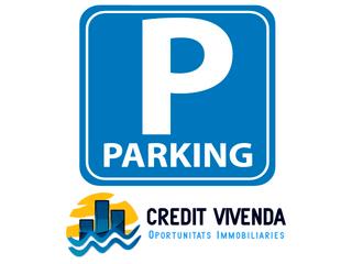 Aparcament cotxe a Cap de Sant Pere. Plaza parking en vilafortuny.