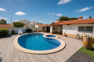 Xalet a El Casalot. Chalet individual con 2 viviendas independientes  en montroig de