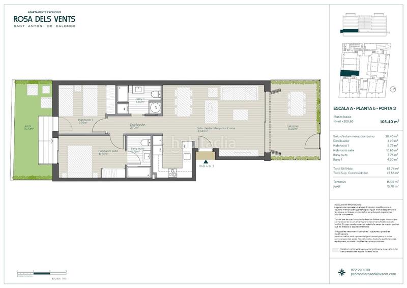 Foto 66a99e76-a55c-413e-bfd9-c8fac470571f. Erdgeschoss 72m<sup>2</sup> in passeig de josep mundet 9 in Sant Antoni Sant Antoni de Calonge