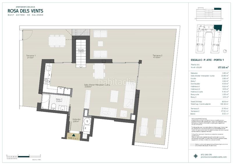 Foto b18f3f01-6d77-4112-bffa-07c1c89a5e6c. Dachwohnung 100m<sup>2</sup> in passeig de josep mundet 9 in Sant Antoni Sant Antoni de Calonge