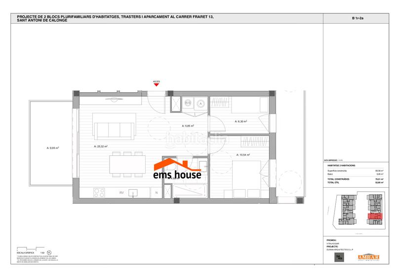 Foto 9236a289-3d65-41ec-ac52-9471ad6a27c7. Appartement 60m<sup>2</sup> in carrer del fraret 13 in Sant Antoni Sant Antoni de Calonge