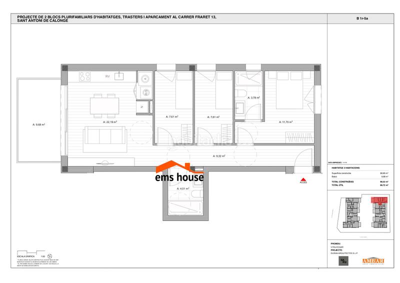 Foto f4a553f9-bd65-4137-9cbc-d6a6cccb62e7. Apartamento 80m<sup>2</sup> en carrer del fraret 13 en Sant Antoni Sant Antoni de Calonge