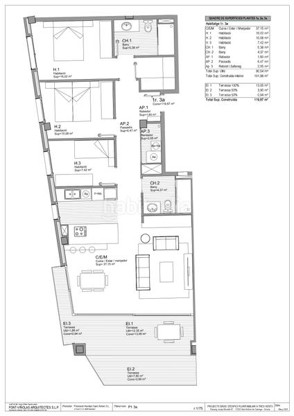 Foto 2294db6e-1f04-4ce7-8cef-8b3fea77ab85. Apartamento 101m<sup>2</sup> en passeig de josep mundet 87 en Sant Antoni Sant Antoni de Calonge