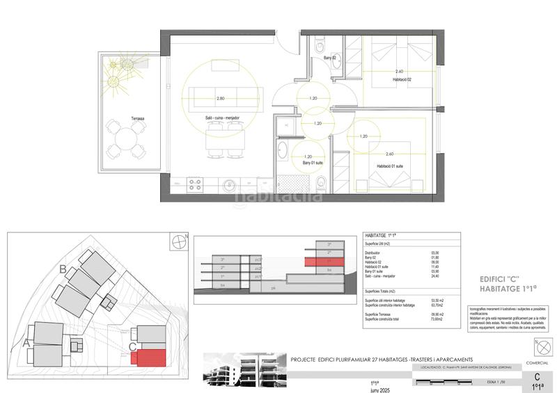 Foto 994908c7-e5b8-42a3-8b49-44aaddbbb855. Apartamento 63m<sup>2</sup> en carrer mas guàrdia 19 en Sant Joan - Vilarromà Palamós