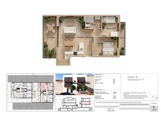 Apartament a Carrer carrer salvador albert i pey 77. Nueva promoci�n  el balc� de port marina