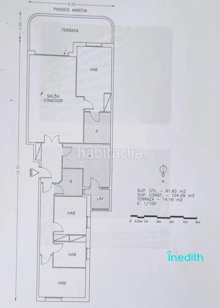 Foto c6376097-1ab2-4571-888f-083cc1acebcc. Piso impresionante piso playa mirando al mar, primera linea con acabados alta calidad, finca señorial. en Calafell