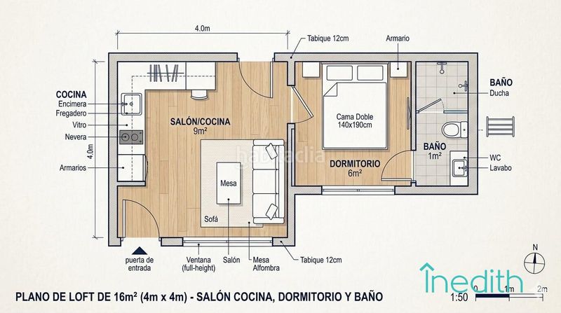 Foto 0de33688-d692-4317-8806-dcbe3f9115e6. Loft amb calefacció a Baixador Castelldefels