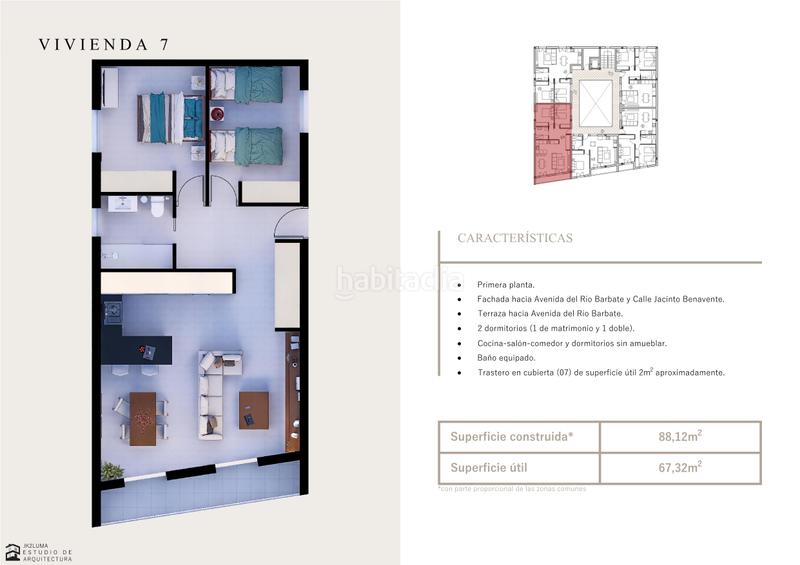 Foto a758db49-aa9e-4123-a92e-7dbea64765dd. Etagenwohnung 88m<sup>2</sup> in calle ronda del río 24 in Barbate Barbate