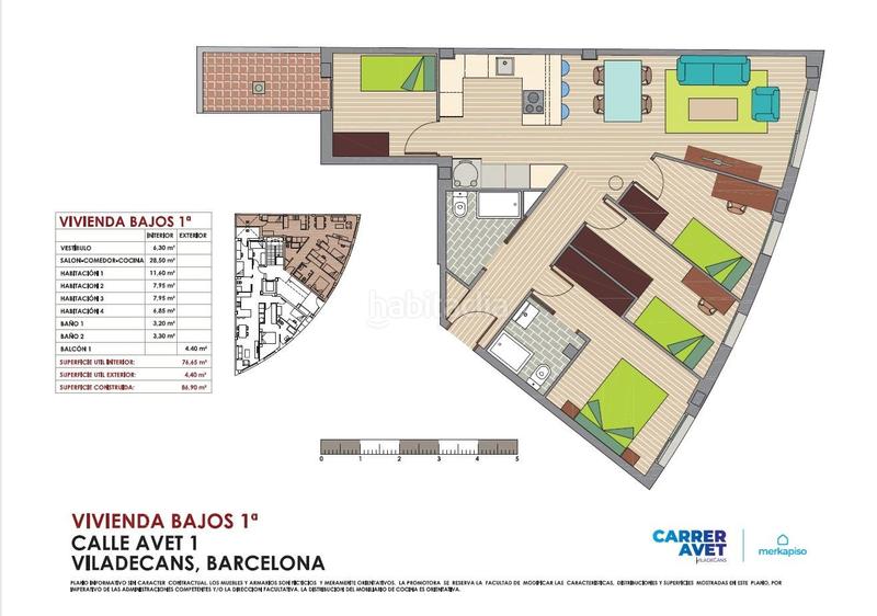 Foto a2e89f54-5382-4999-8580-39428dcb8dd8. Appartamento in La Roureda Viladecans