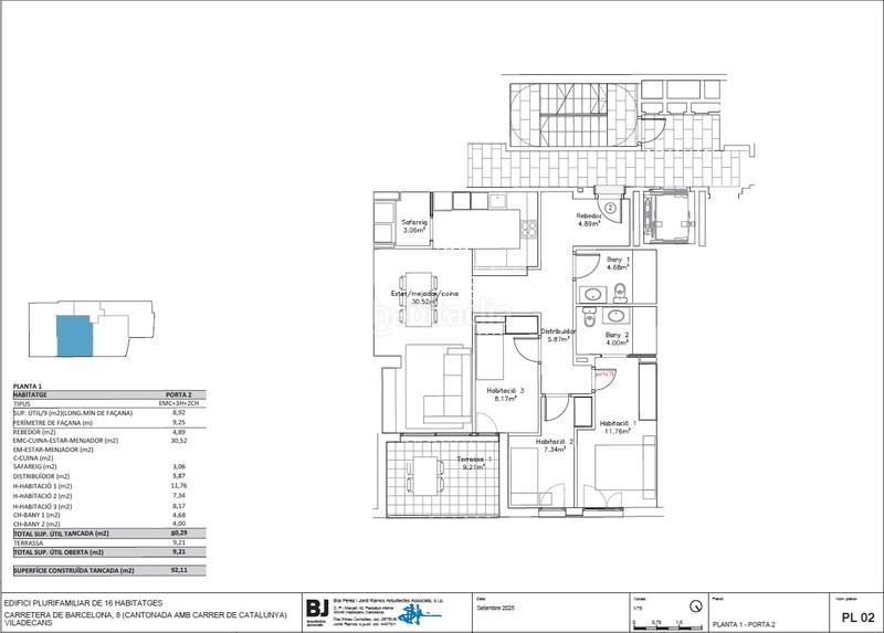 Foto c26d4be2-91bb-486d-bb39-2afd7ef00c94. Flat 92m<sup>2</sup> with heating parking in Vilamarina Viladecans