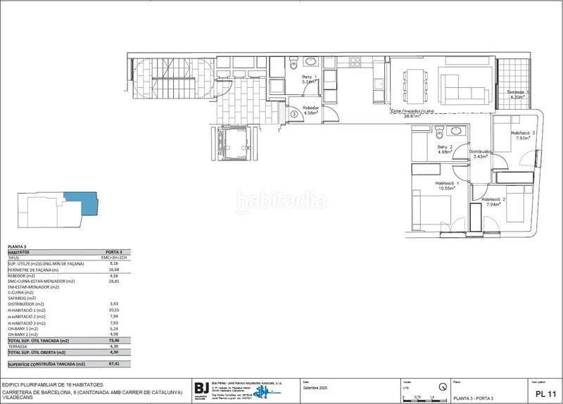 Foto 7452dcf4-b891-4e36-8b65-ea1259301b70. Appartamento 87m<sup>2</sup> con riscaldamento parcheggio in Vilamarina Viladecans