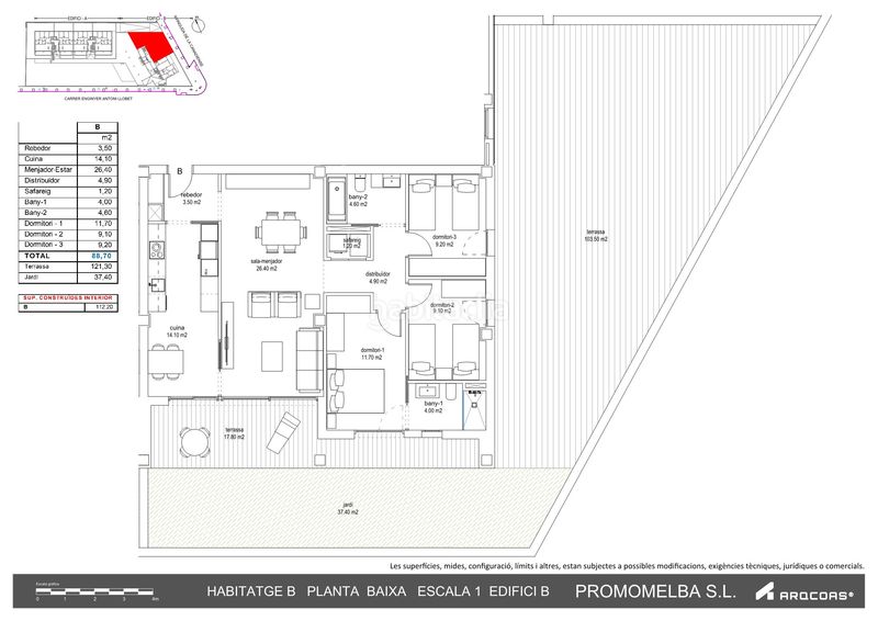 Foto 017ed3a2-8431-41b3-b505-68260ec217d1. Ground floor 112m<sup>2</sup> in carrer enginyer antoni llobet 37 in Lleida